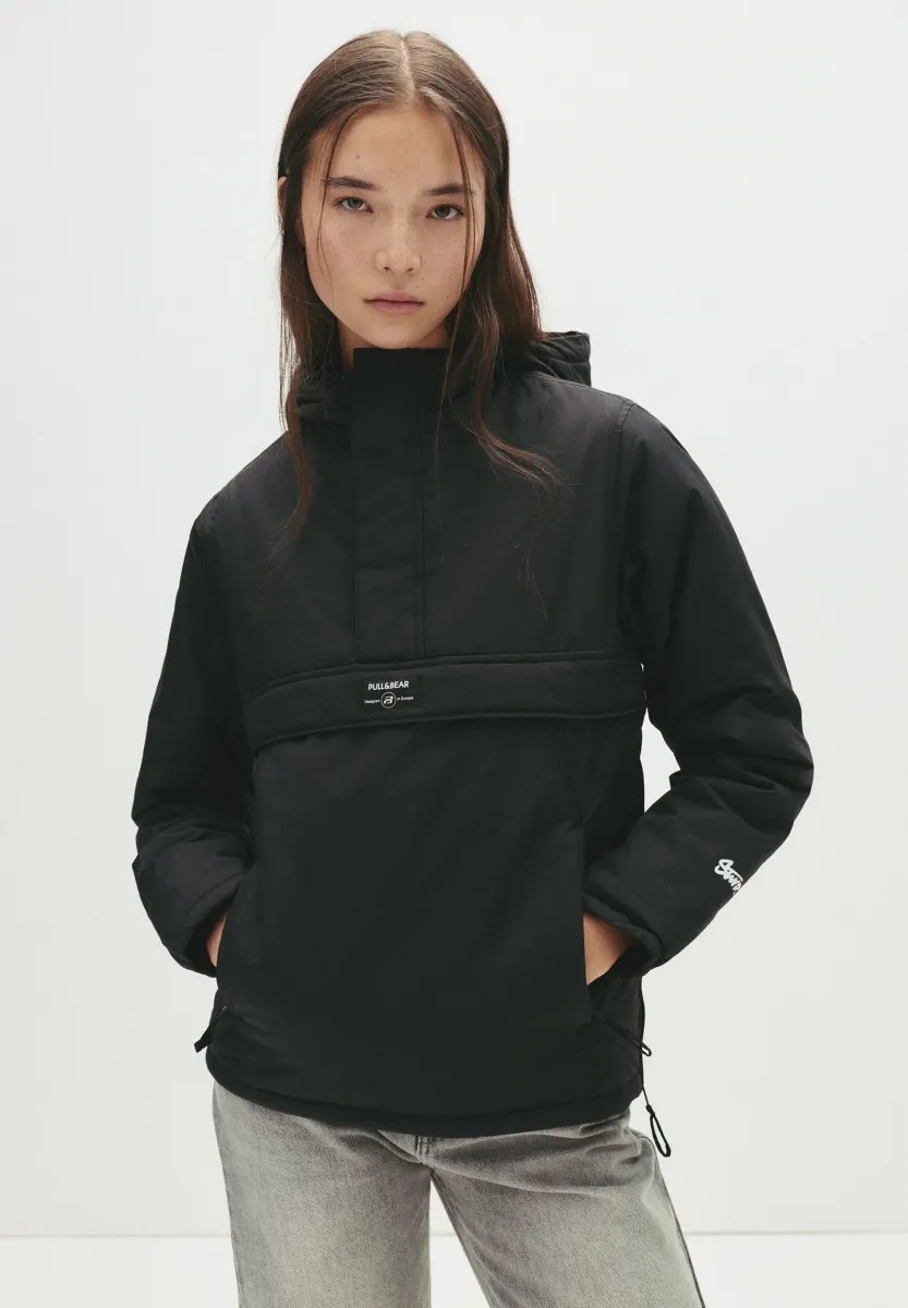 BASIC POUCH POCKET - Übergangsjacke - black