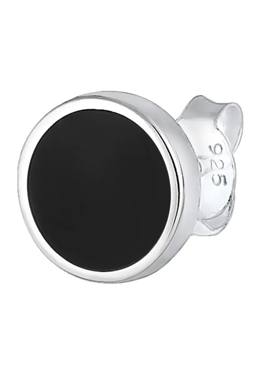 BASIC SINGLE GEO - Ohrringe - silver coloured