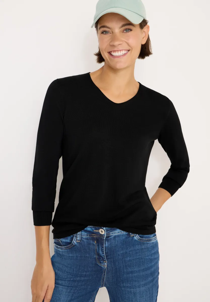 BASIC - Strickpullover - schwarz