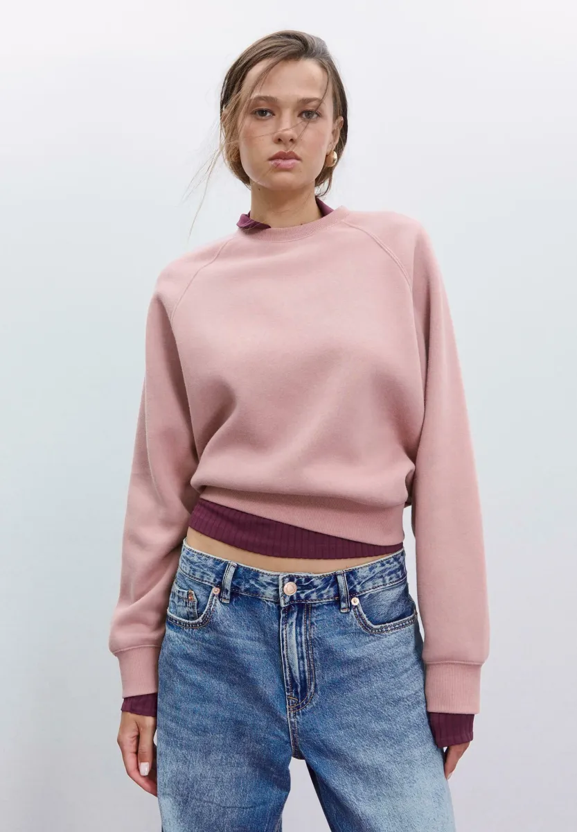 BASIC - Sweatshirt - light pink