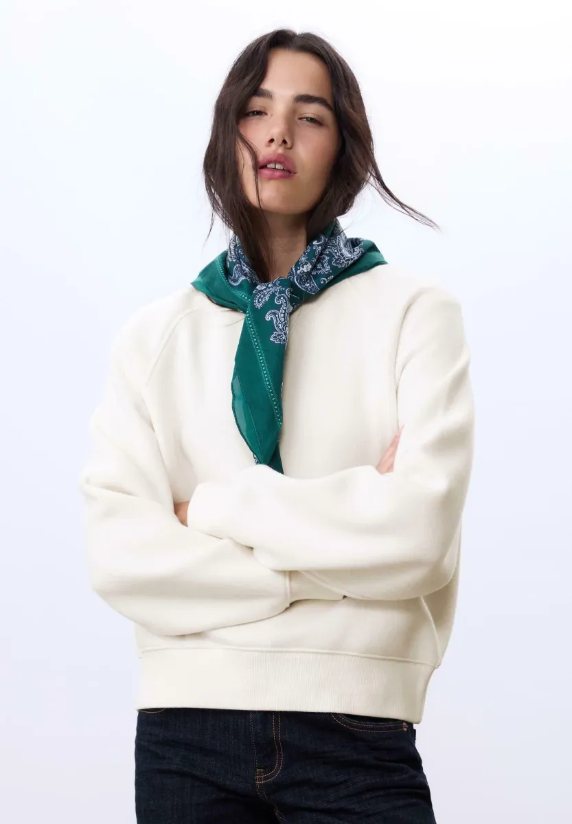 BASIC - Sweatshirt - white