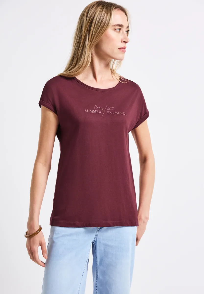 BASIC - T-Shirt print - rot