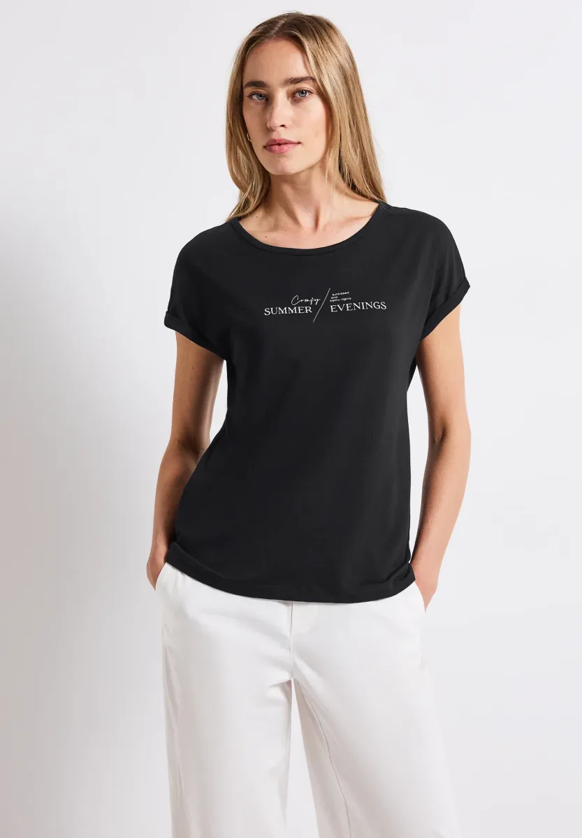 BASIC - T-Shirt print - schwarz