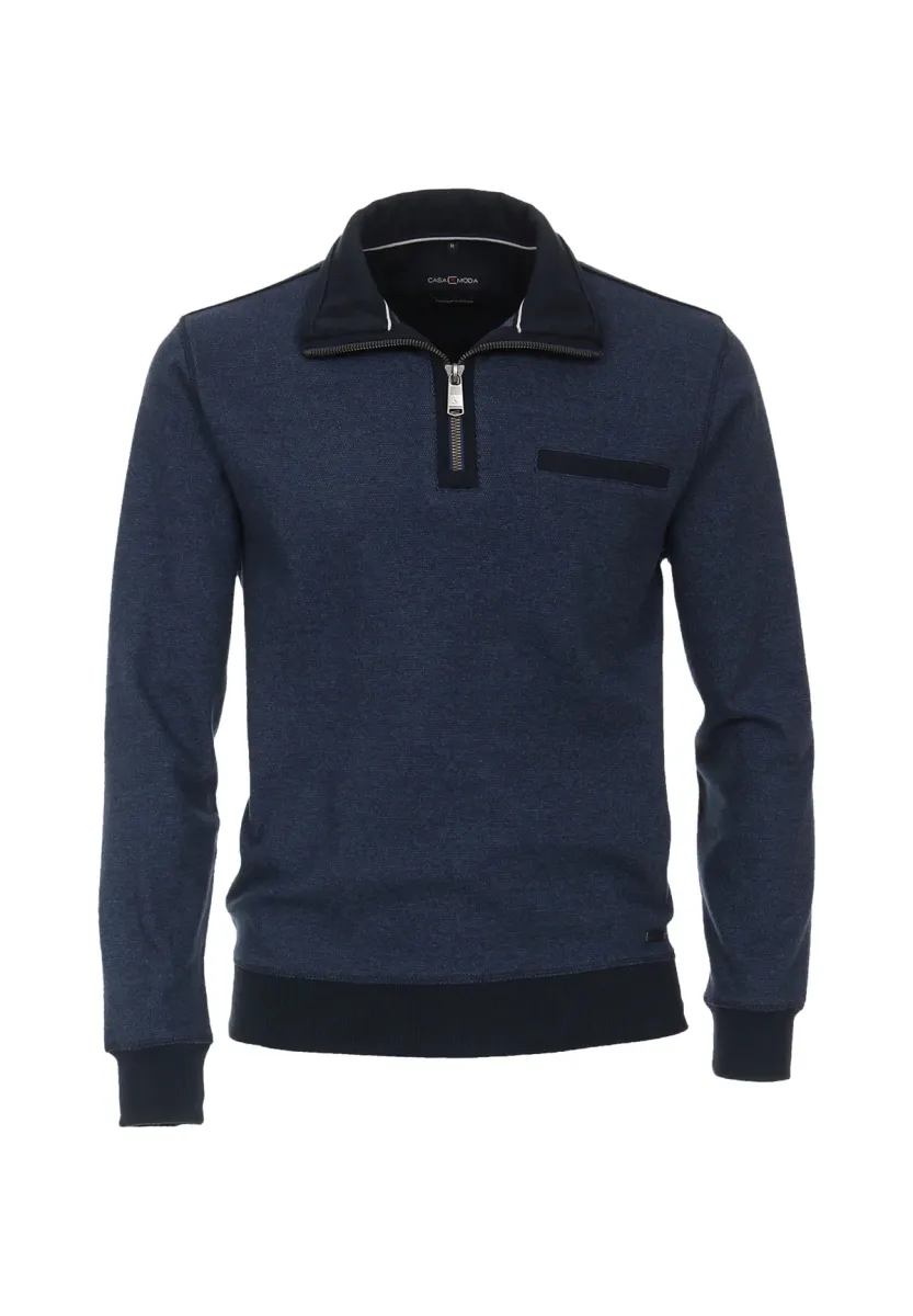 BASIC TROYER - Sweatshirt - dunkelblau