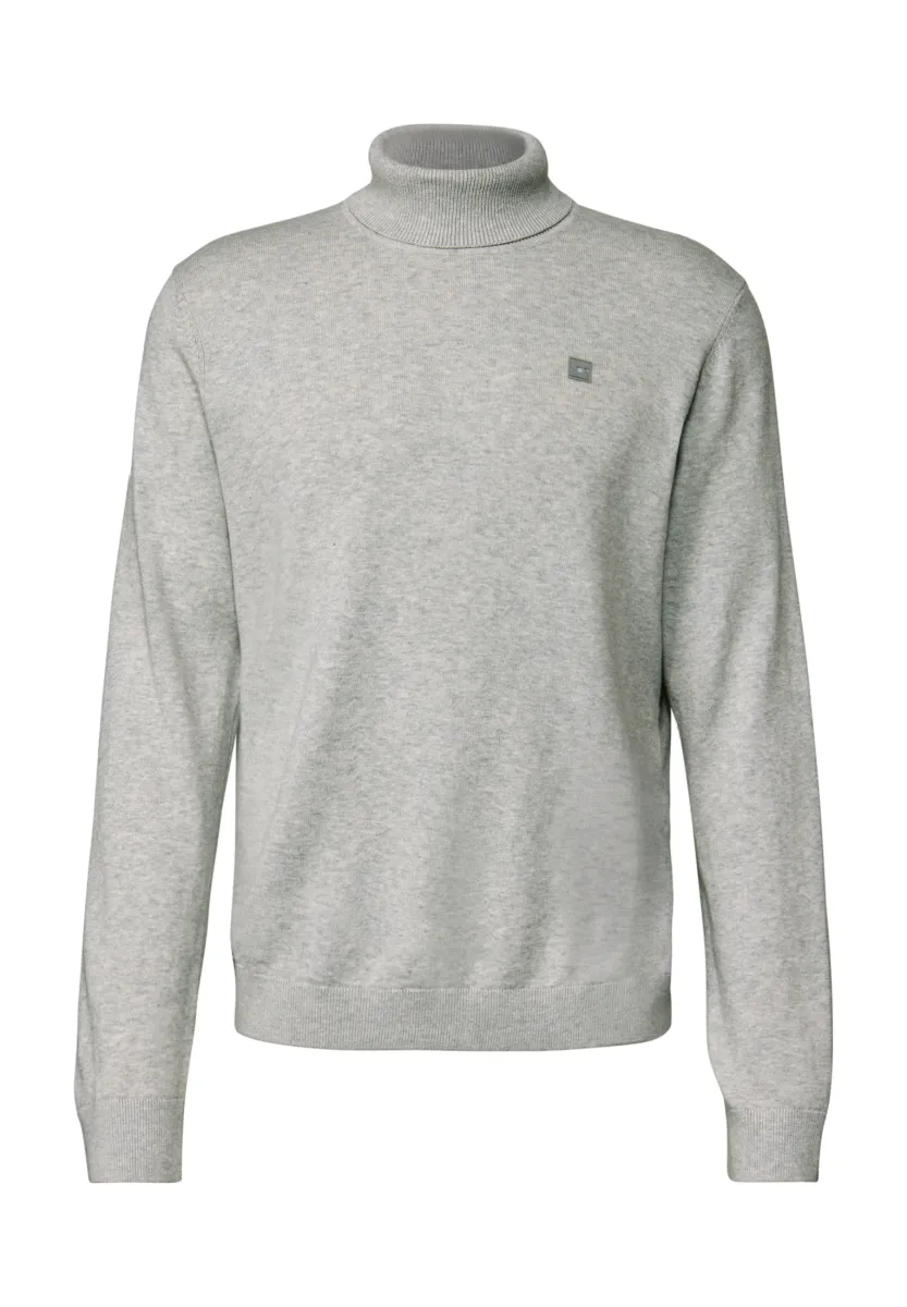 BASIC TURTLENECK - Strickpullover - grau