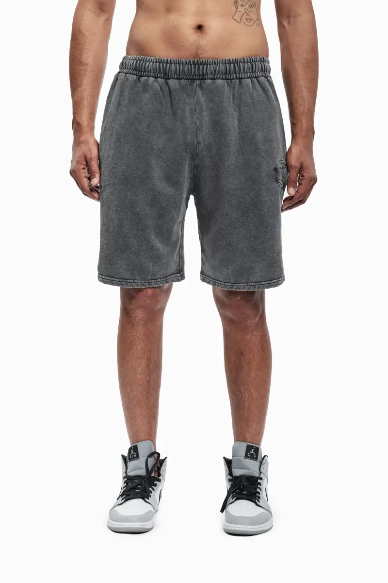 BASIC UNISEX - Shorts - black washed