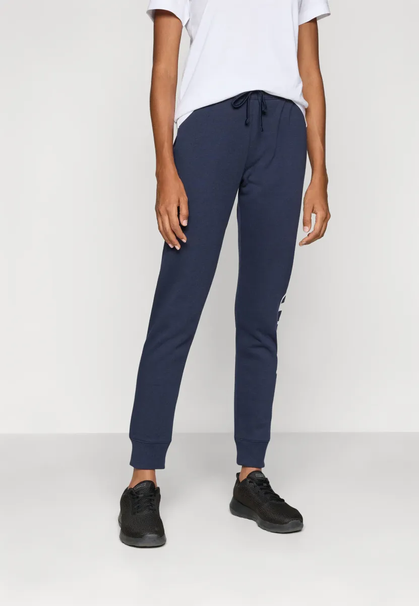BASICS CUFF PANTS LARGE LOGO - Jogginghose - navy
