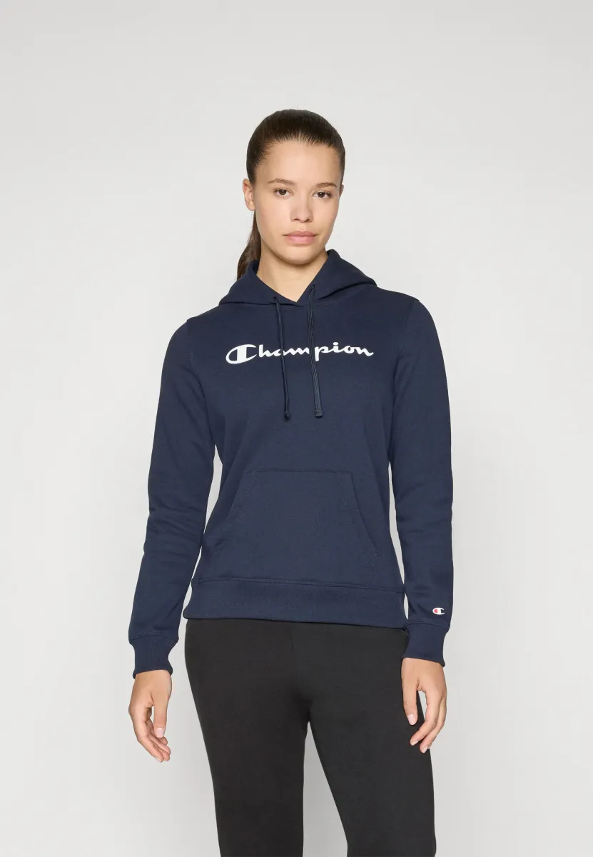 BASICS HOODIE LARGE LOGO  - Kapuzenpullover - navy