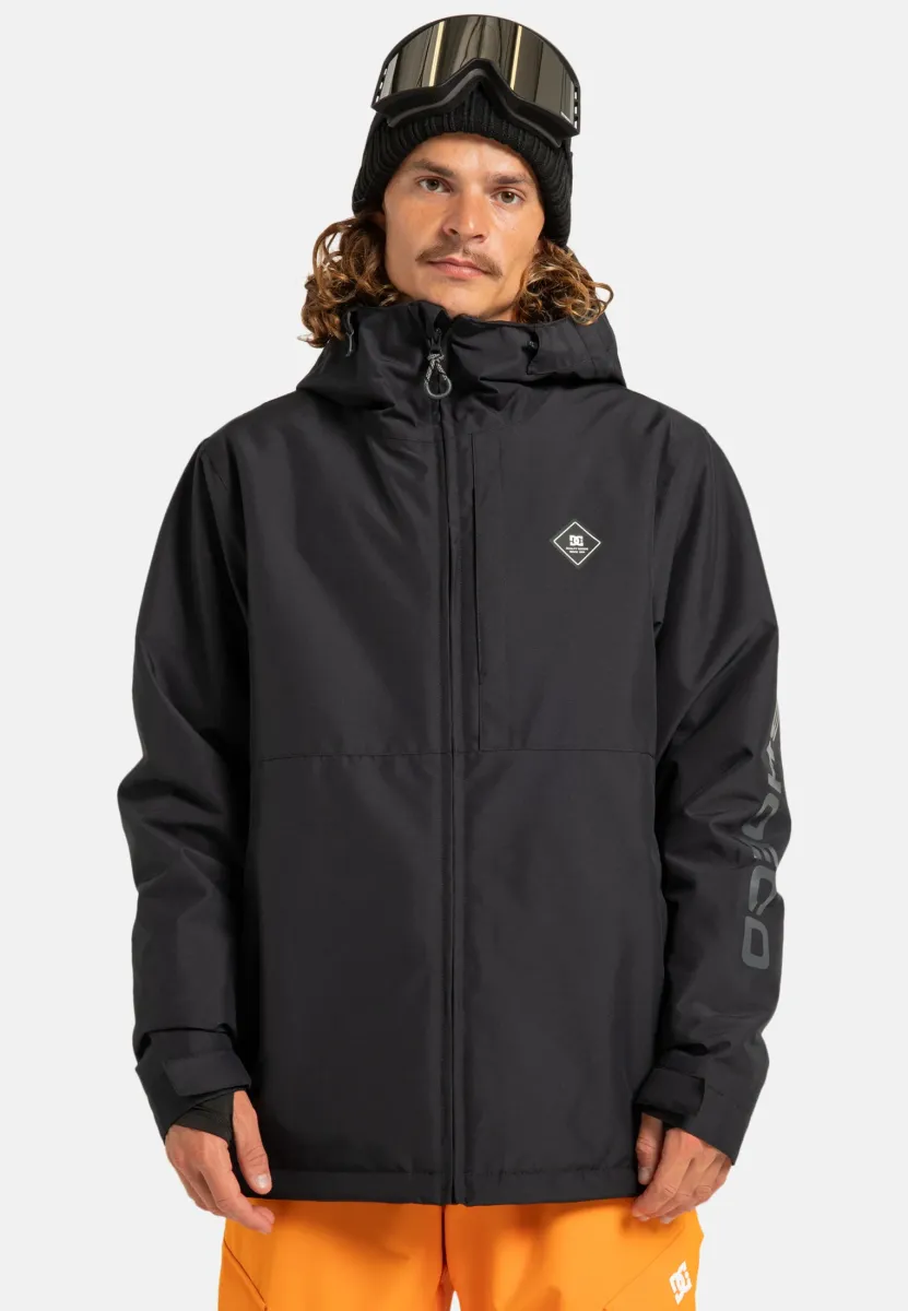 BASIS - FUNKTIONELLE MIT KAPUZE - Snowboardjacke - kvj0 black