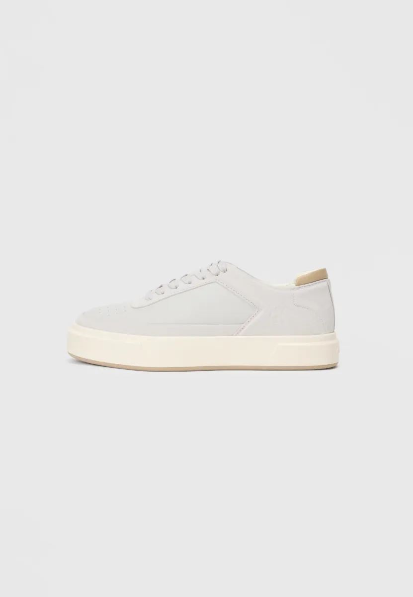 BASKET CUPSOLE - Sneaker low - oyster mushroom/travertine