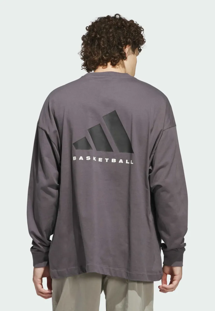 BASKETBALL LONG SLEEVE - Langarmshirt - grey strata