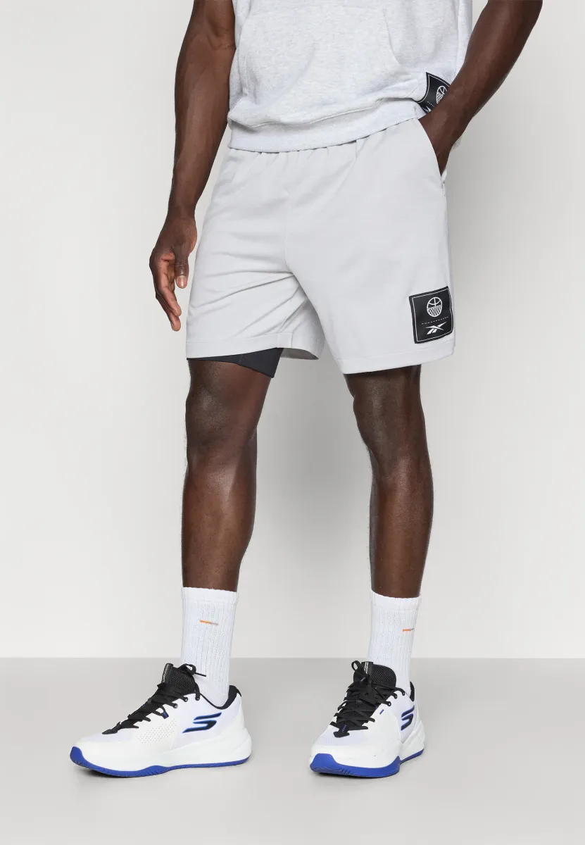 BASKETBALL SHORTS - Kurze Sporthose - light grey