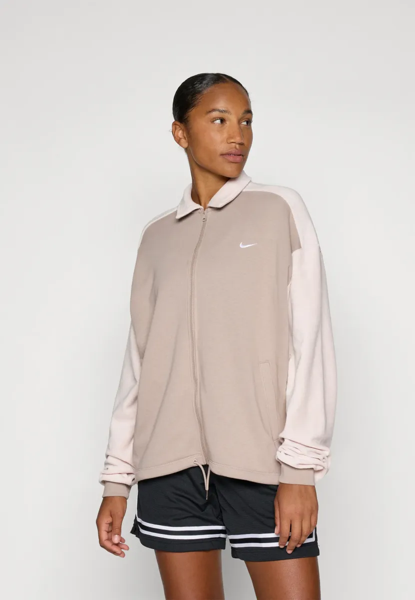 BASKETBALL  - Sweatjacke - silt red/malt/white