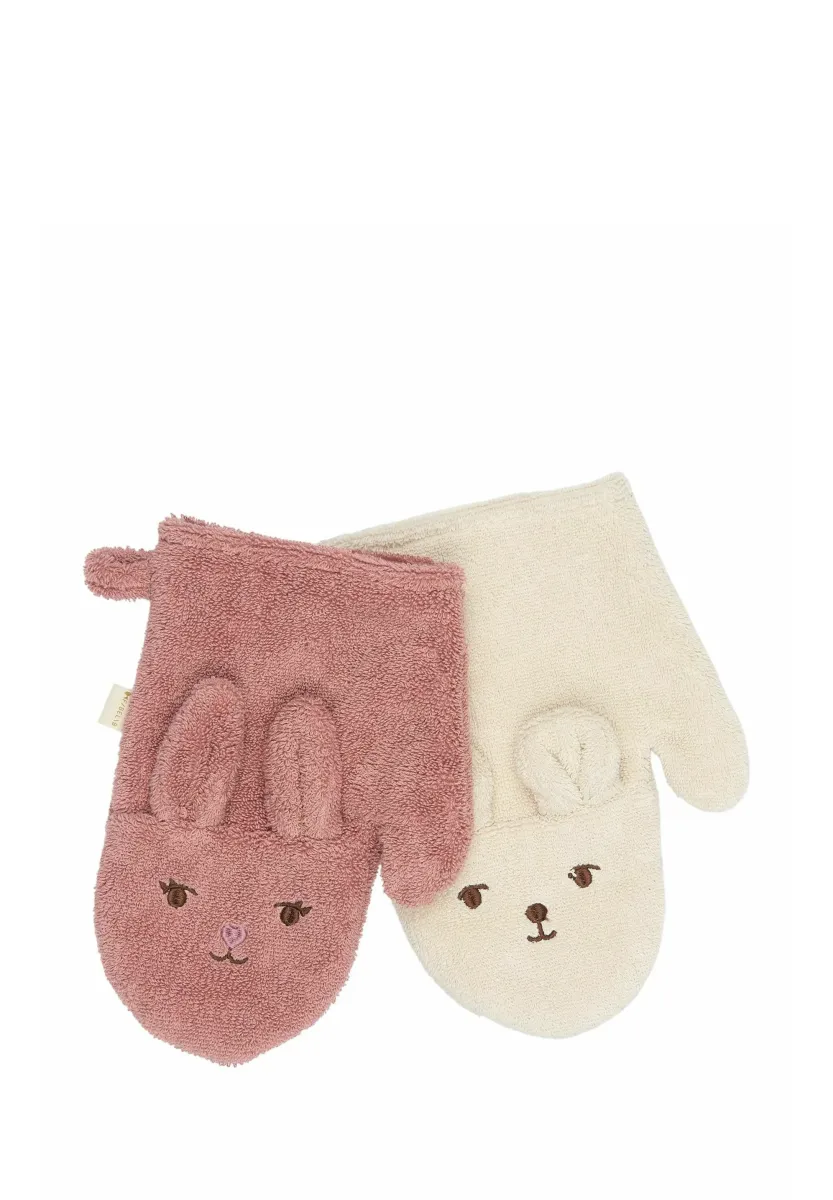BATH - 2 PACK - BEAR AND BUNNY - Fäustling - ash rose