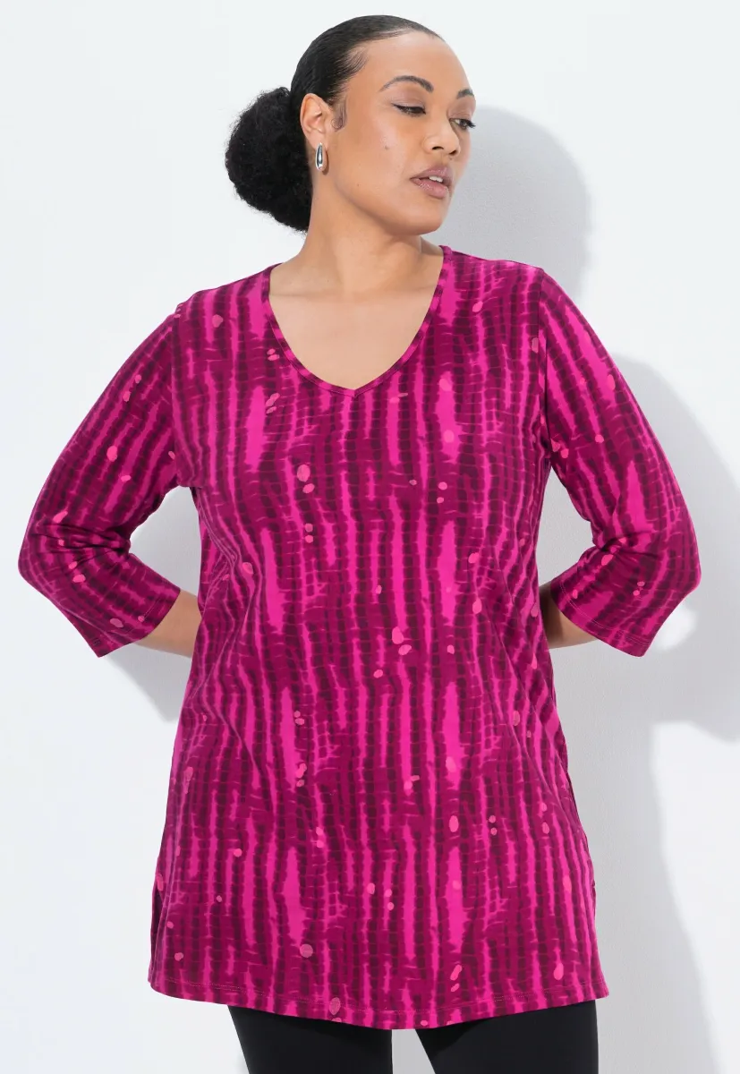 BATIK EMPIRE - Langarmshirt - magnolia red