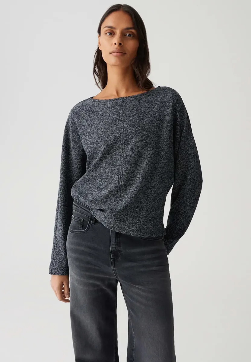 BATWING SALT/PEPPER - Strickpullover - coal blue