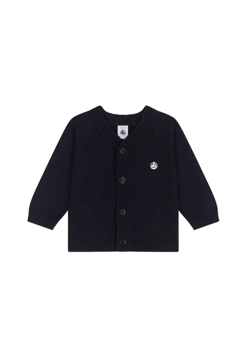 BÉBÉ CARDIGAN SIMPLE - Strickjacke - smoking
