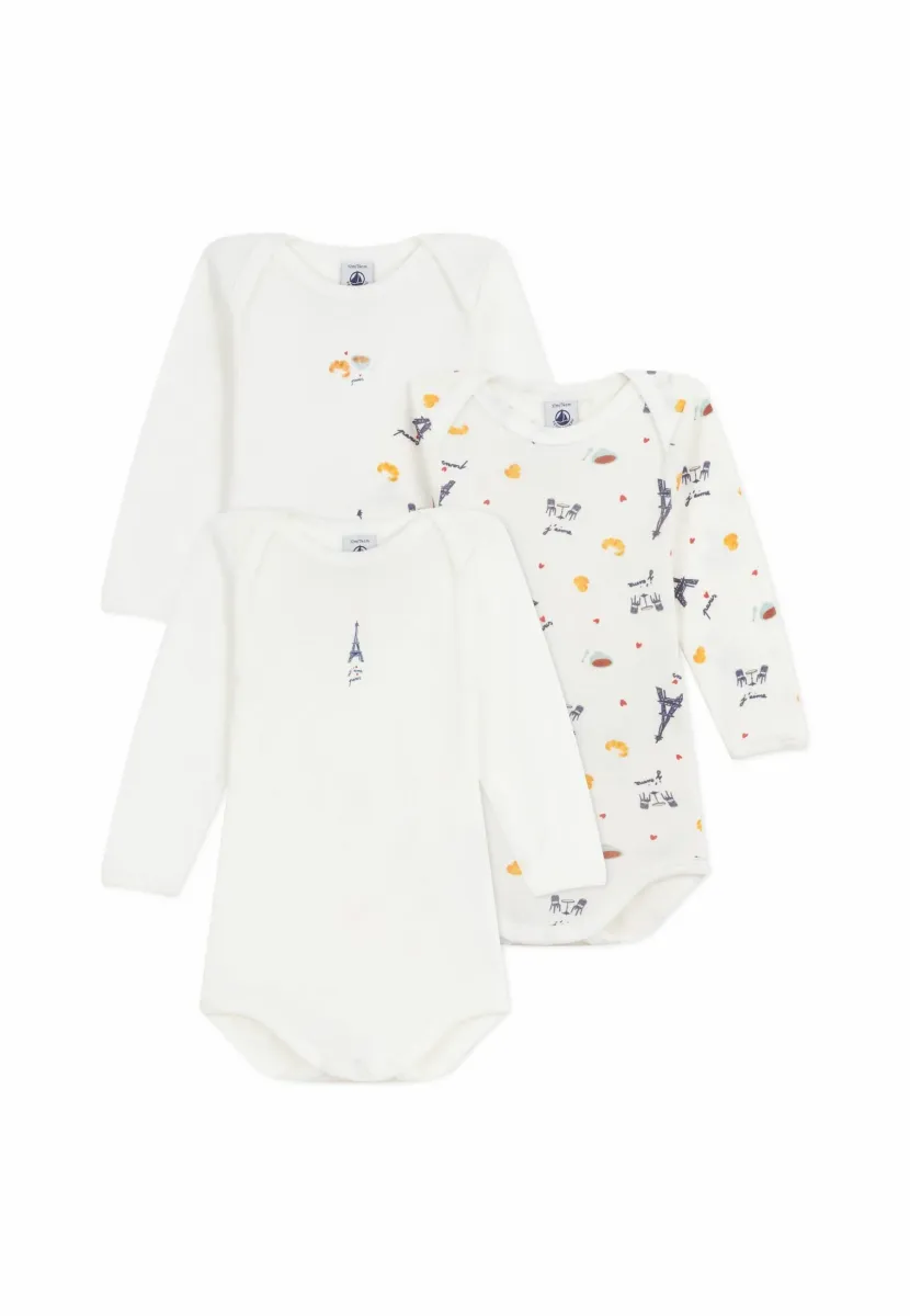 BÉBÉ PARIS 3 PACK UNISEX - Body - multi-coloured
