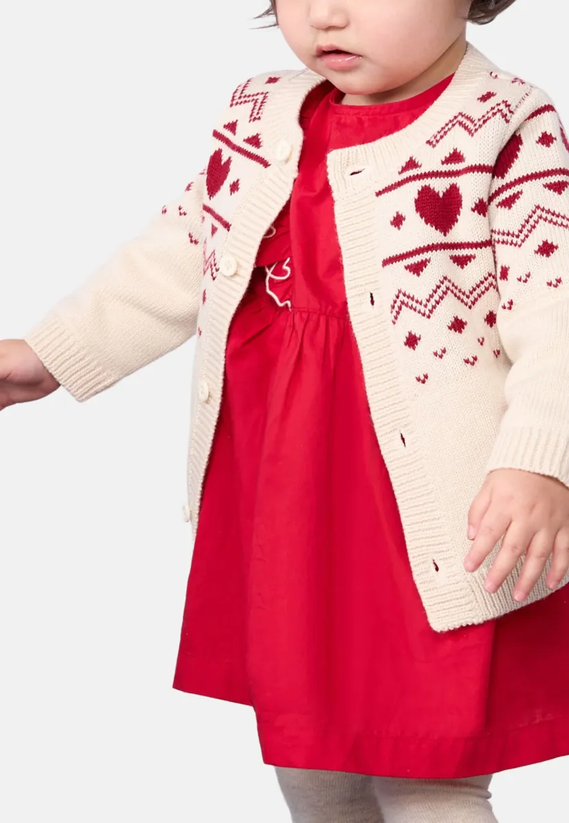 BÉBÉ  - Strickjacke - avalanche/amarante