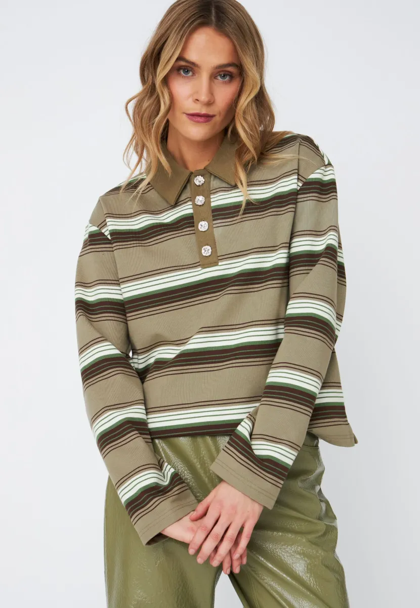 BEA BLOUSE - Poloshirt - sage