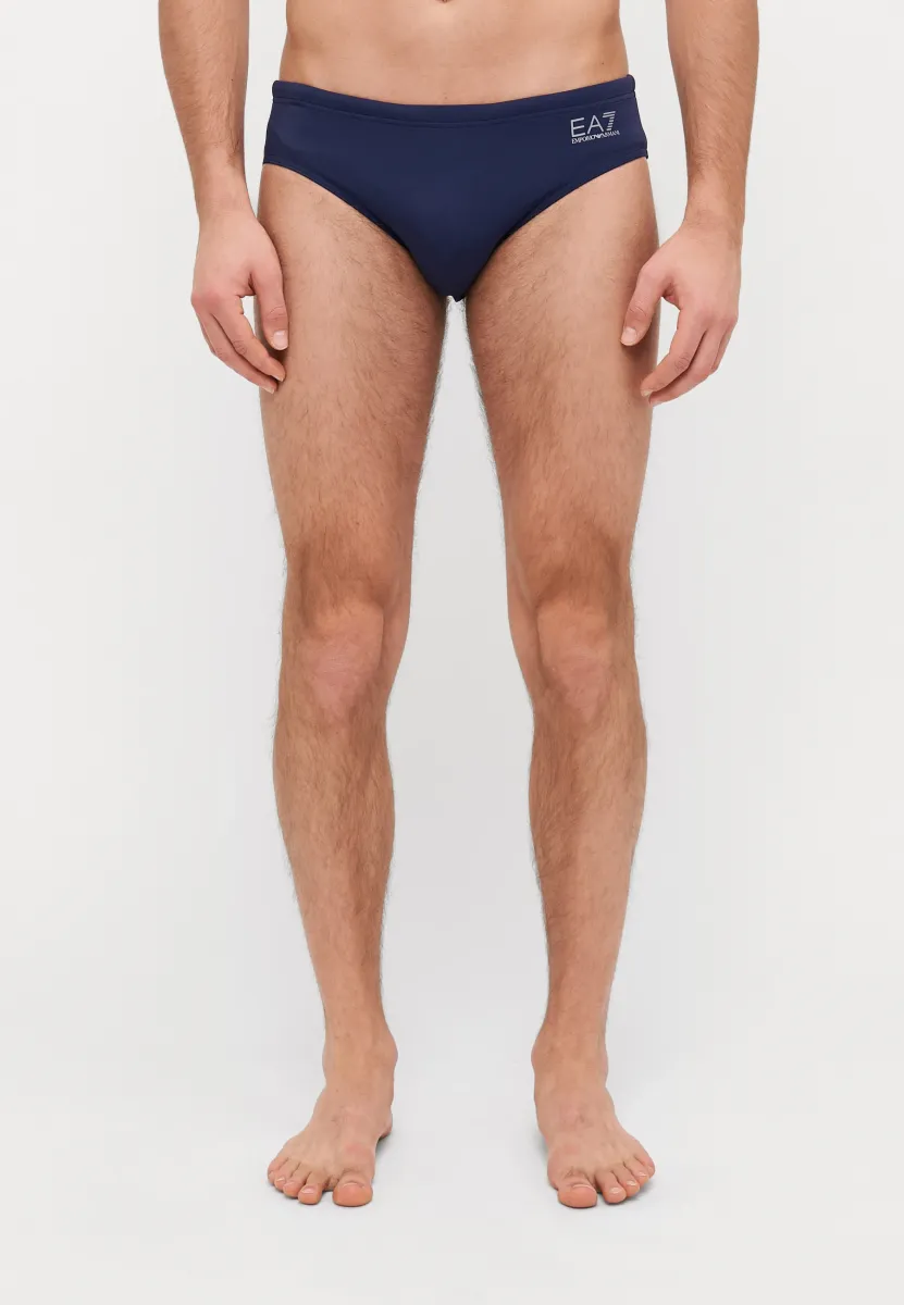 BEACHWEAR - Badehose Slip - blue/silver