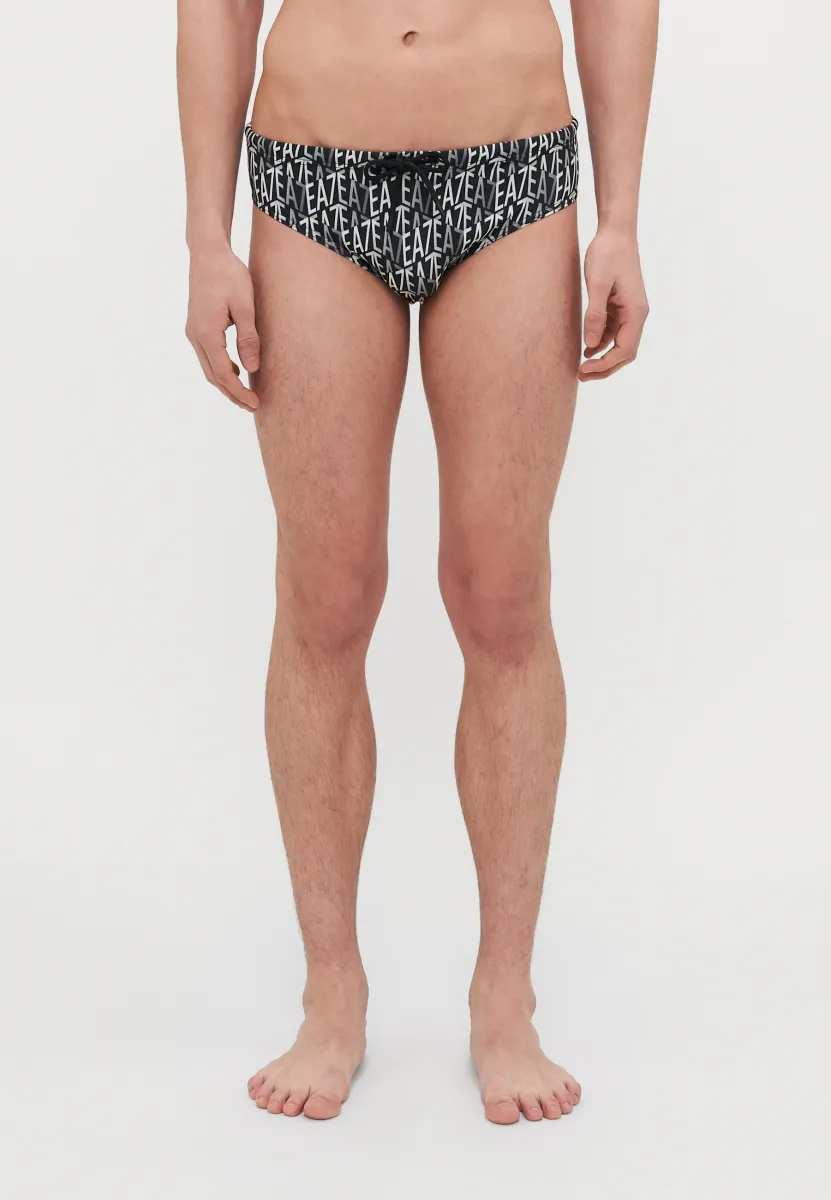 BEACHWEAR - Badehose Slip - fancy black