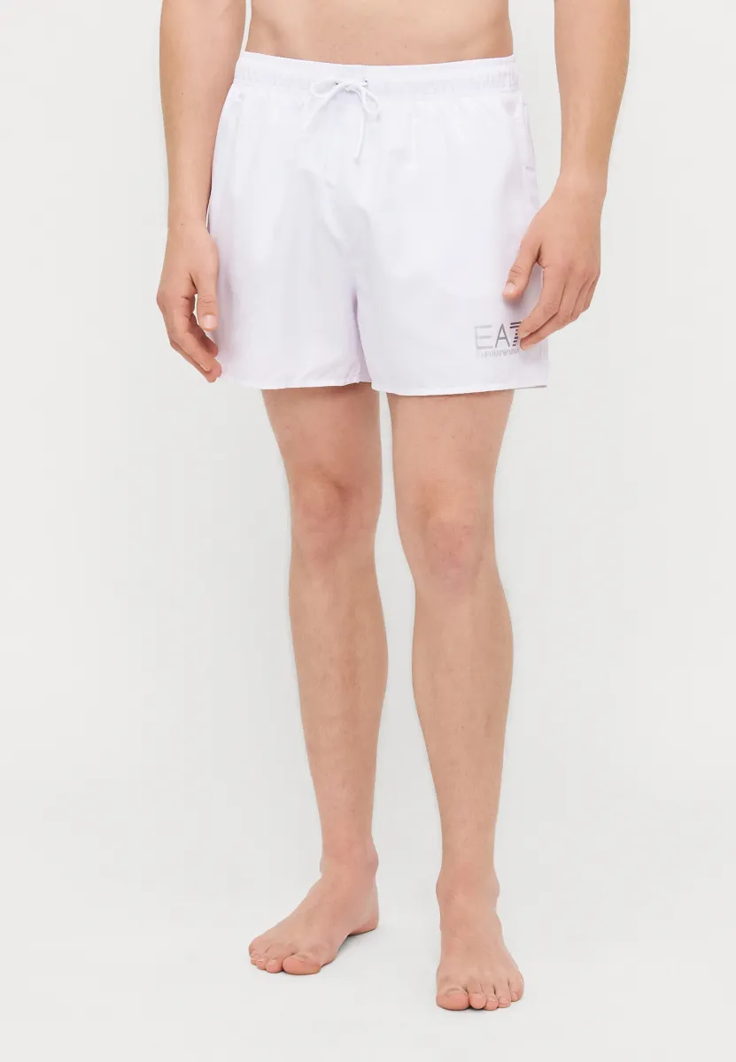 BEACHWEAR - Badeshorts - white/silver-coloured