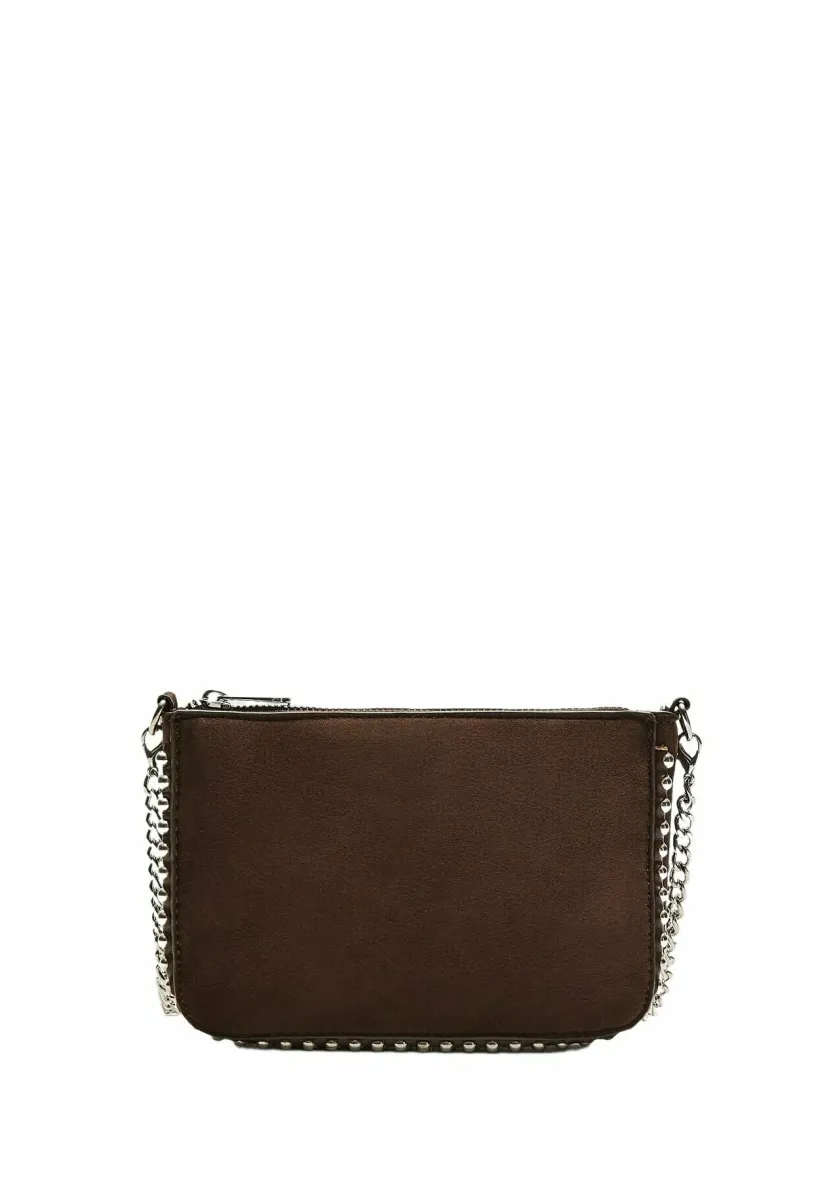 BEADED - Umhängetasche - brown