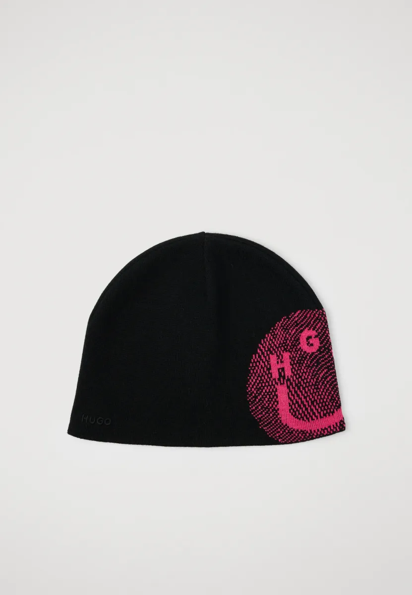 BEANIE UNISEX - Mütze - black/pink