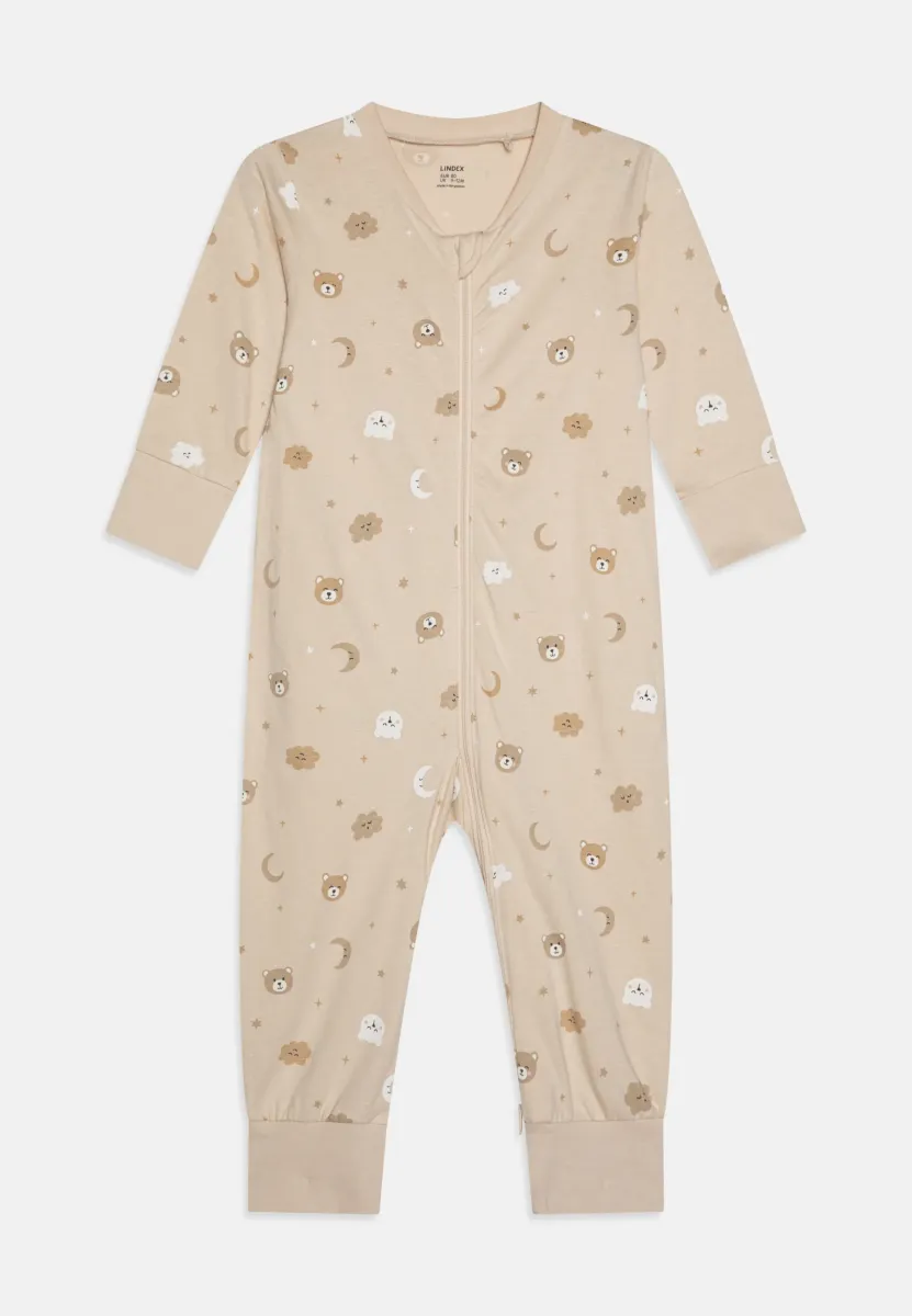 BEAR AT BACK UNISEX - Strampler - light beige