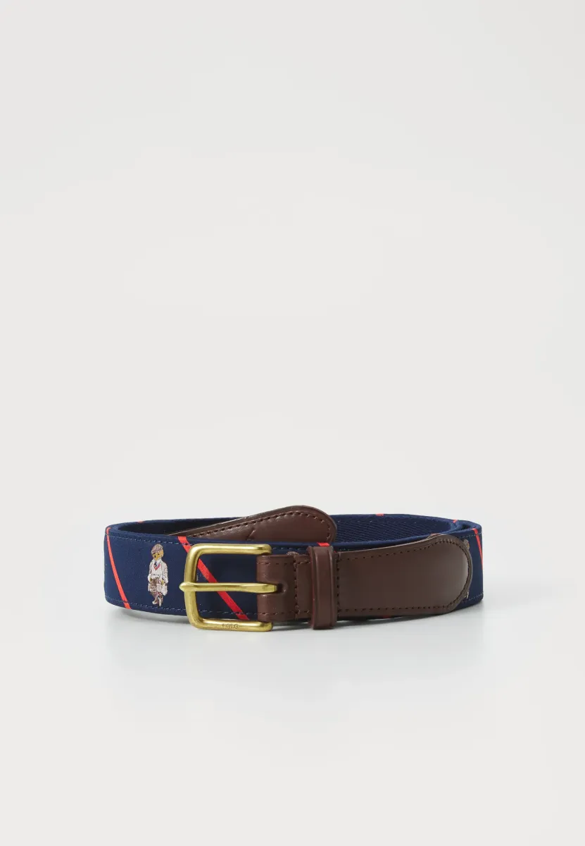 BEAR BELT MEDIUM - Gürtel - navy multi-coloured