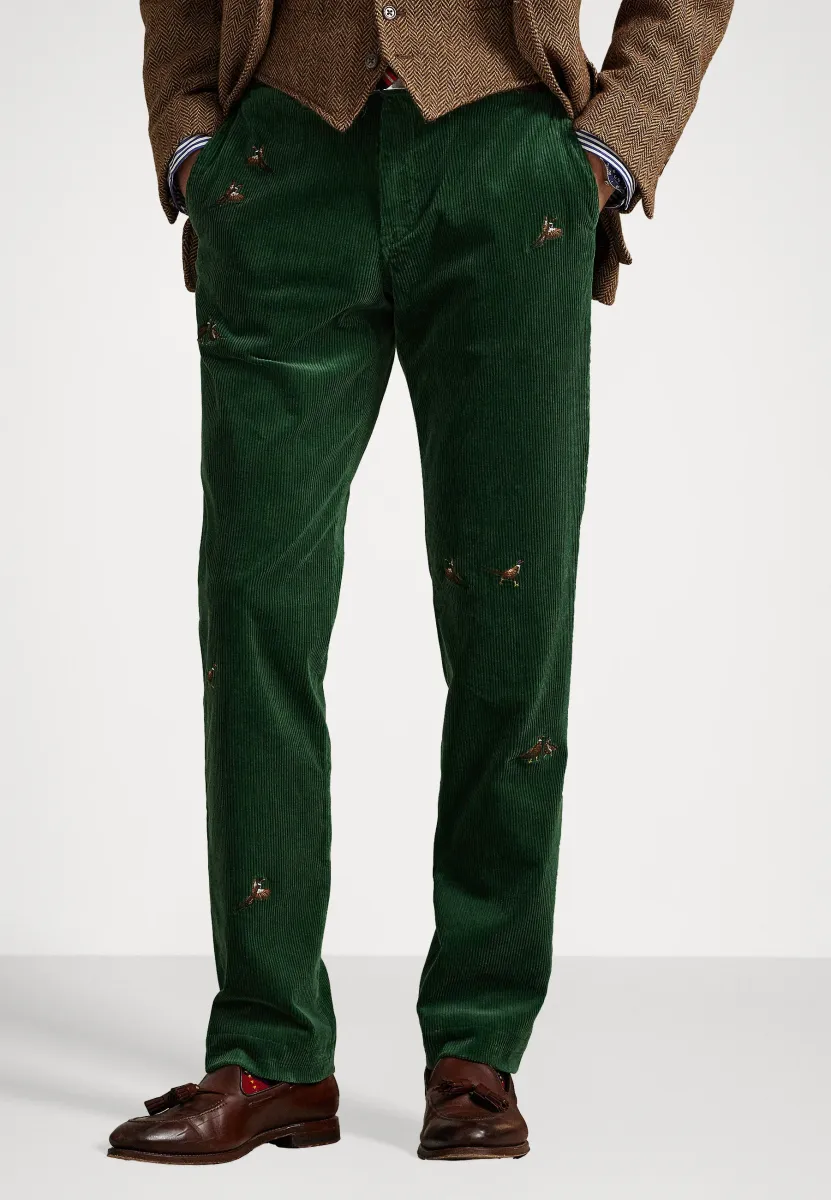 BEDFORD STRAIGHT FIT CORDUROY PANT - Stoffhose - charles green