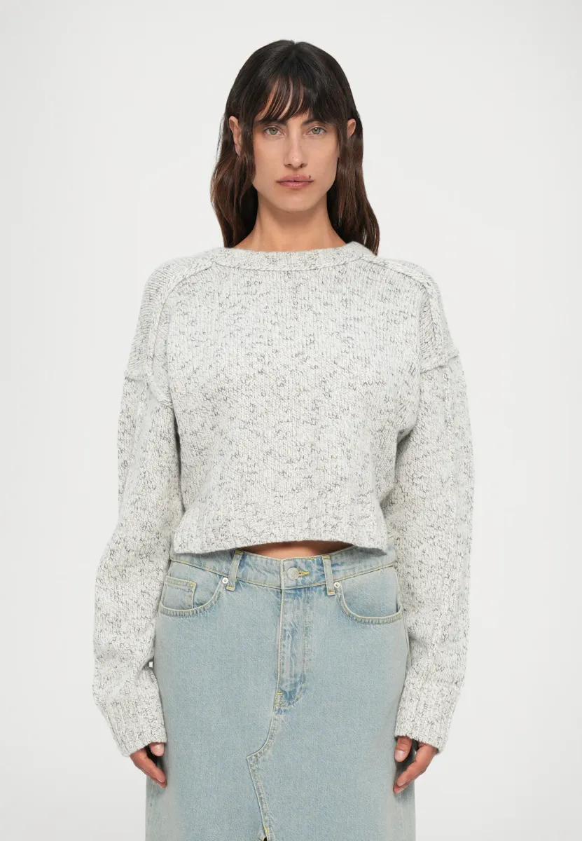 BELA SWEATER - Strickpullover - white