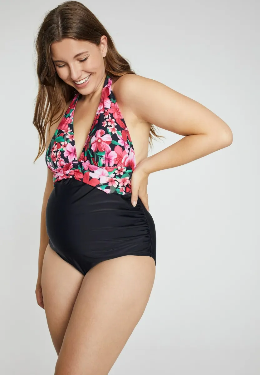 BELLIEVA - Badeanzug - schwarz