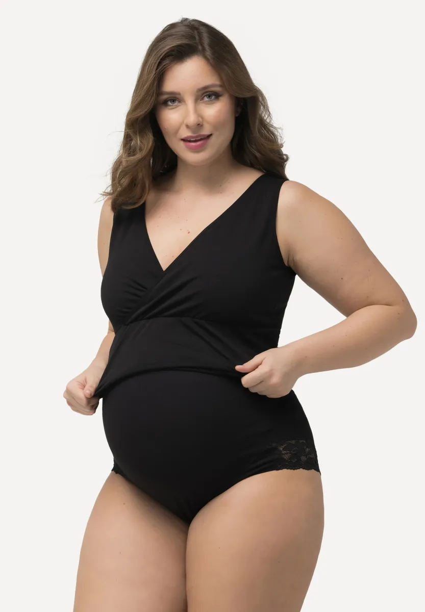 BELLIEVA-TAILLEN ÜBERBAUCH-EINSATZ - Panties - schwarz