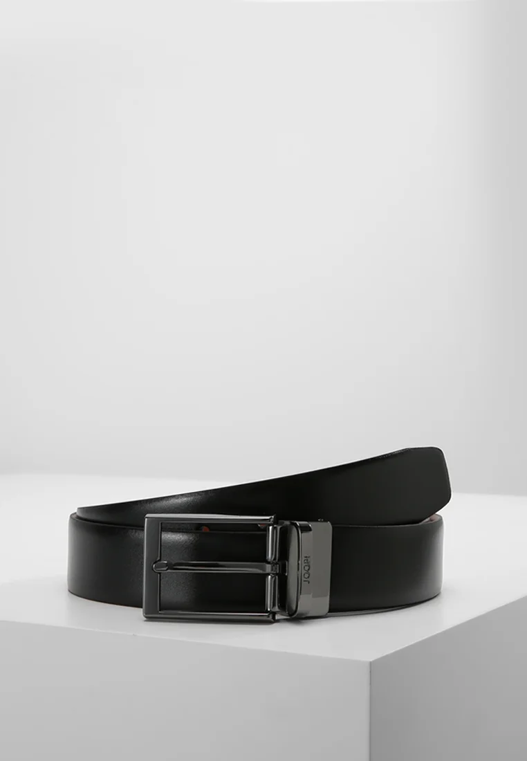 BELT  - Gürtel business - black/cognac