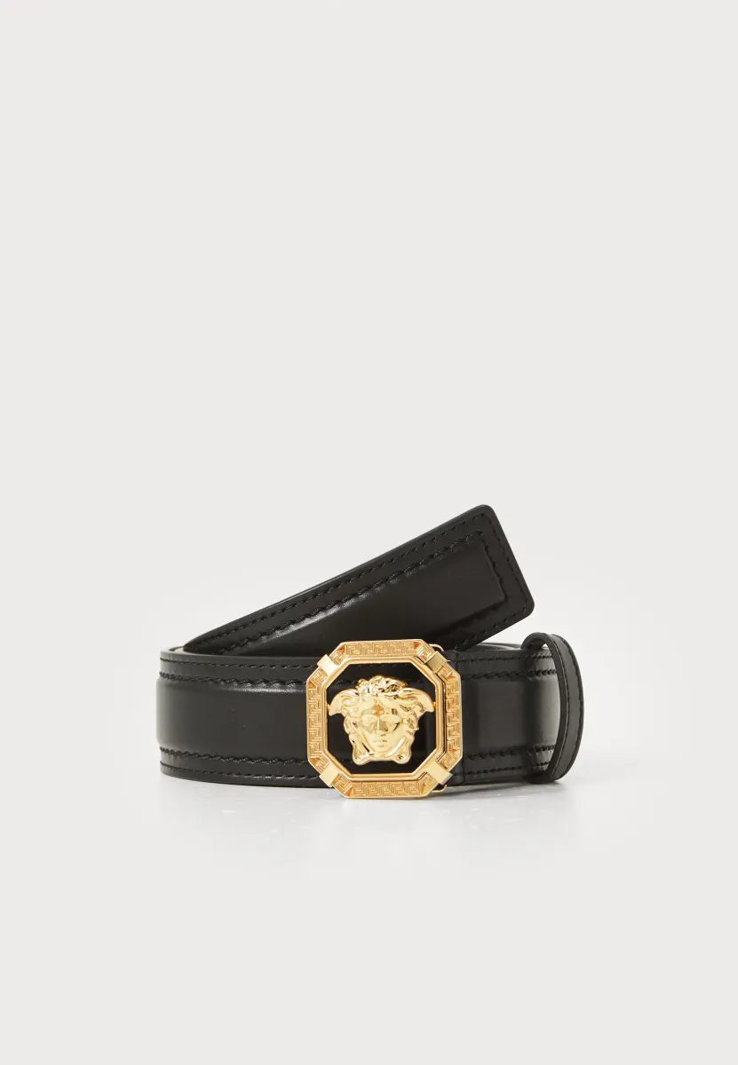 BELT UNISEX - Gürtel - black/gold-coloured