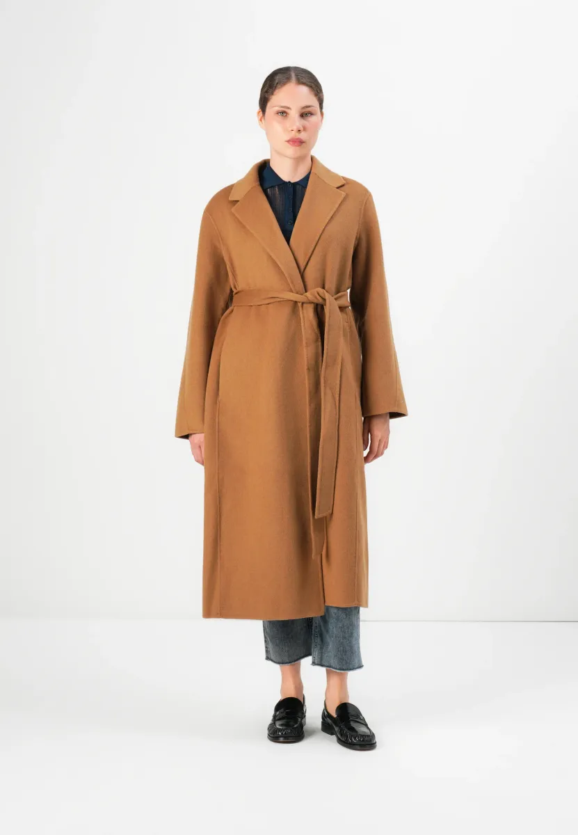 BELTED - Klassischer Mantel - desert khaki