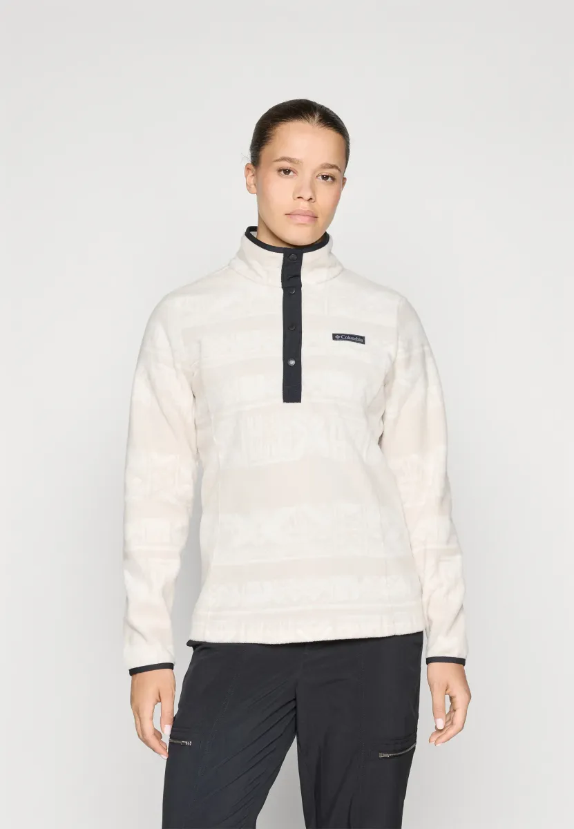 BENTON SPRINGS™ PRINTED 1/2 SNAP - Fleecepullover - dark stone
