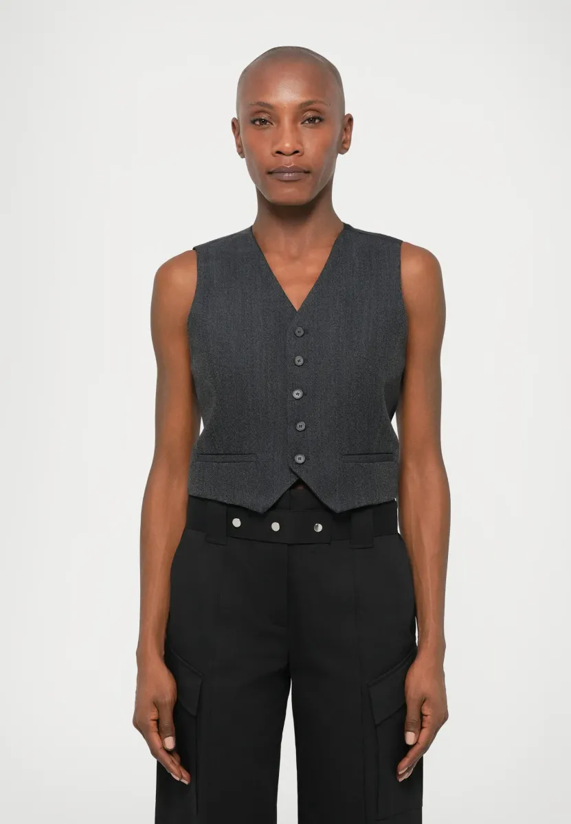 BENYO - Weste - dark navy/grey