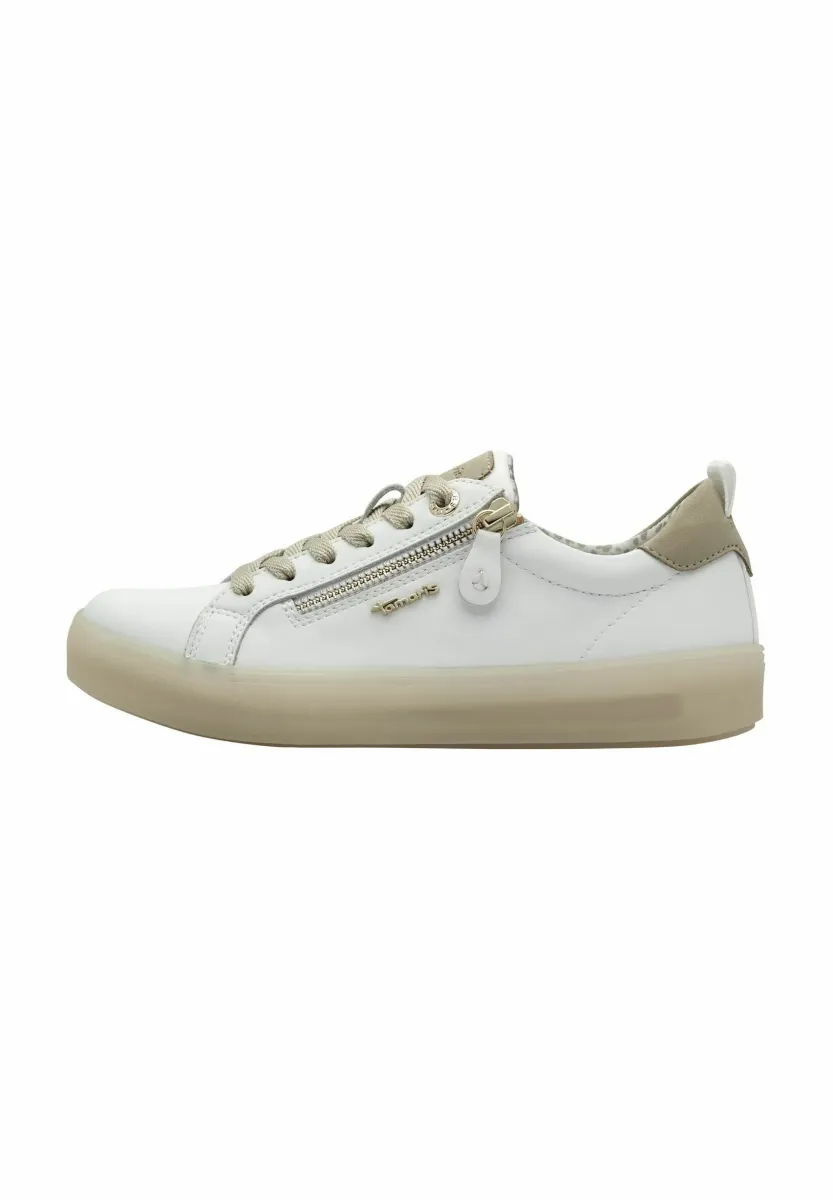 BEQUEME SNEAKER MIT T-FLOW EFFECT - Sneaker low - white beige
