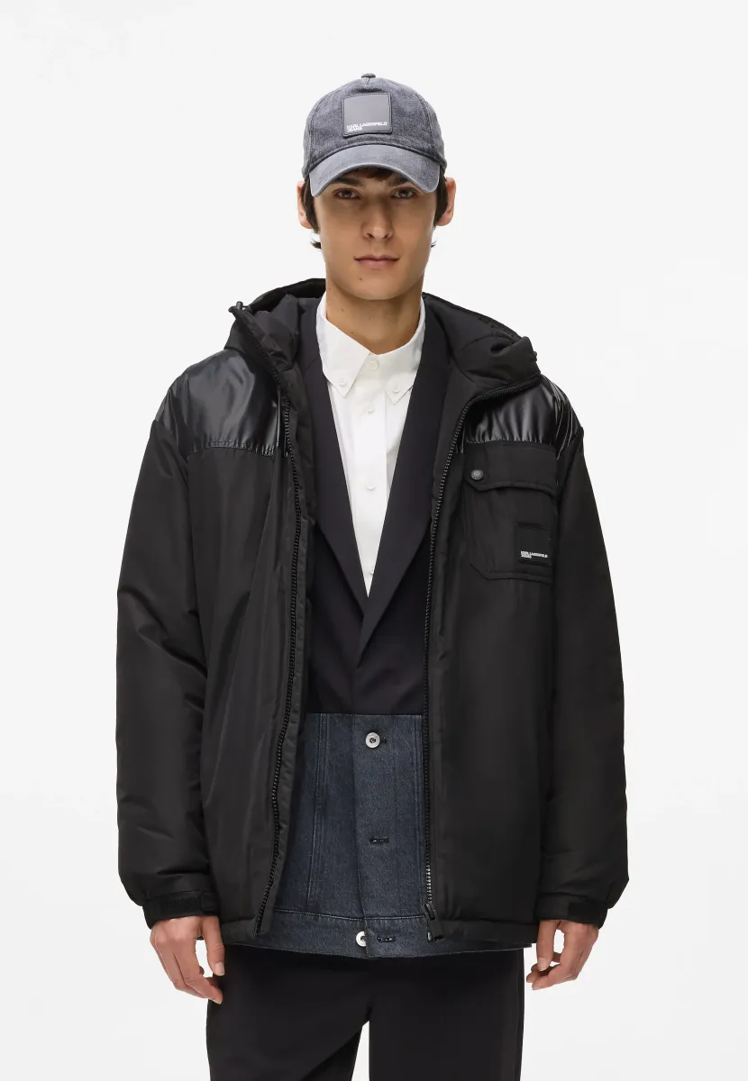 Übergangsjacke - black-shiny black