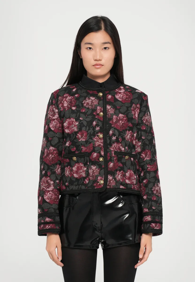 Übergangsjacke - black/red
