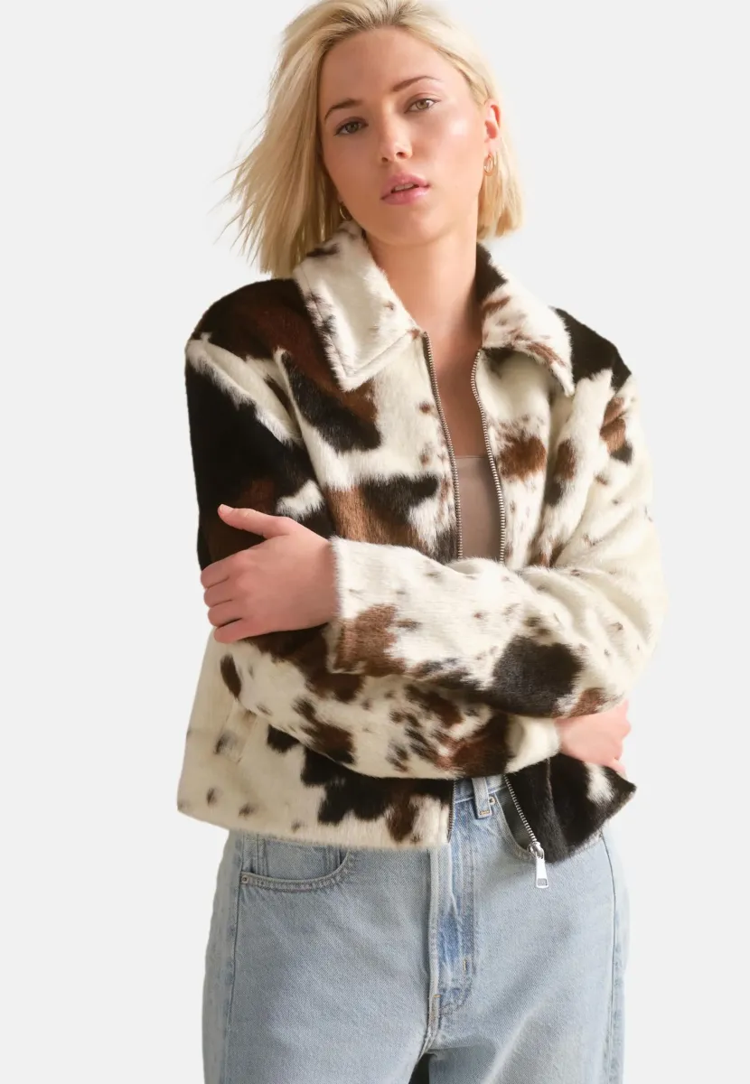 Übergangsjacke - cow print