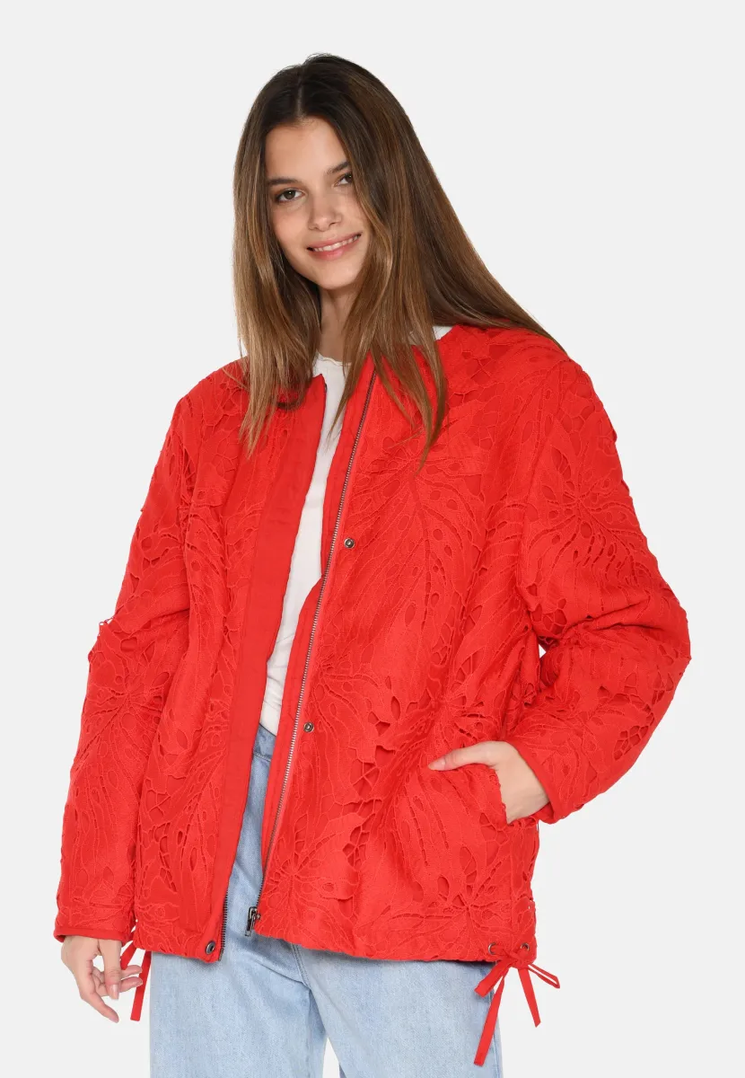 Übergangsjacke - fiery red