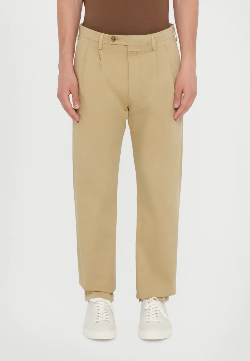 BERGEN TAPERED - Chino - beige
