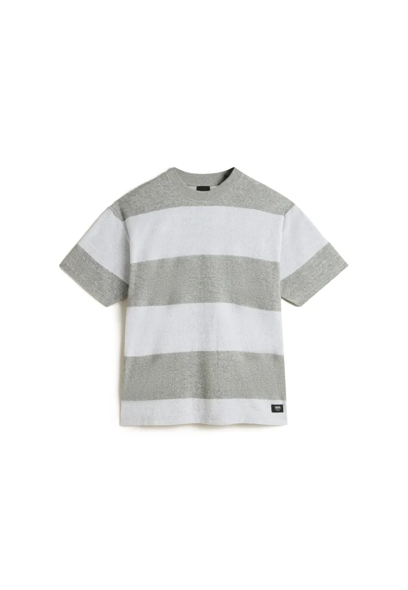 BERGMAN STRIPE - T-Shirt print - cement heather