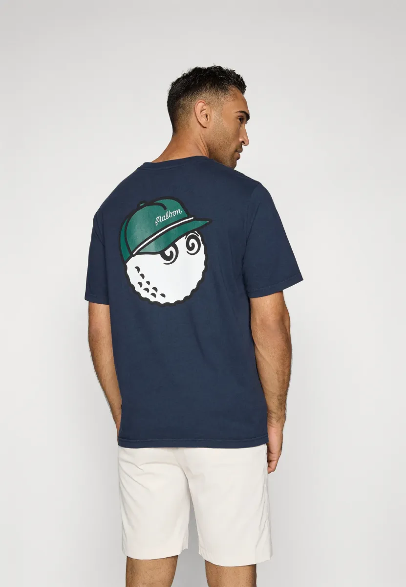BERMUDA BALDWIN TEE - T-Shirt print - navy