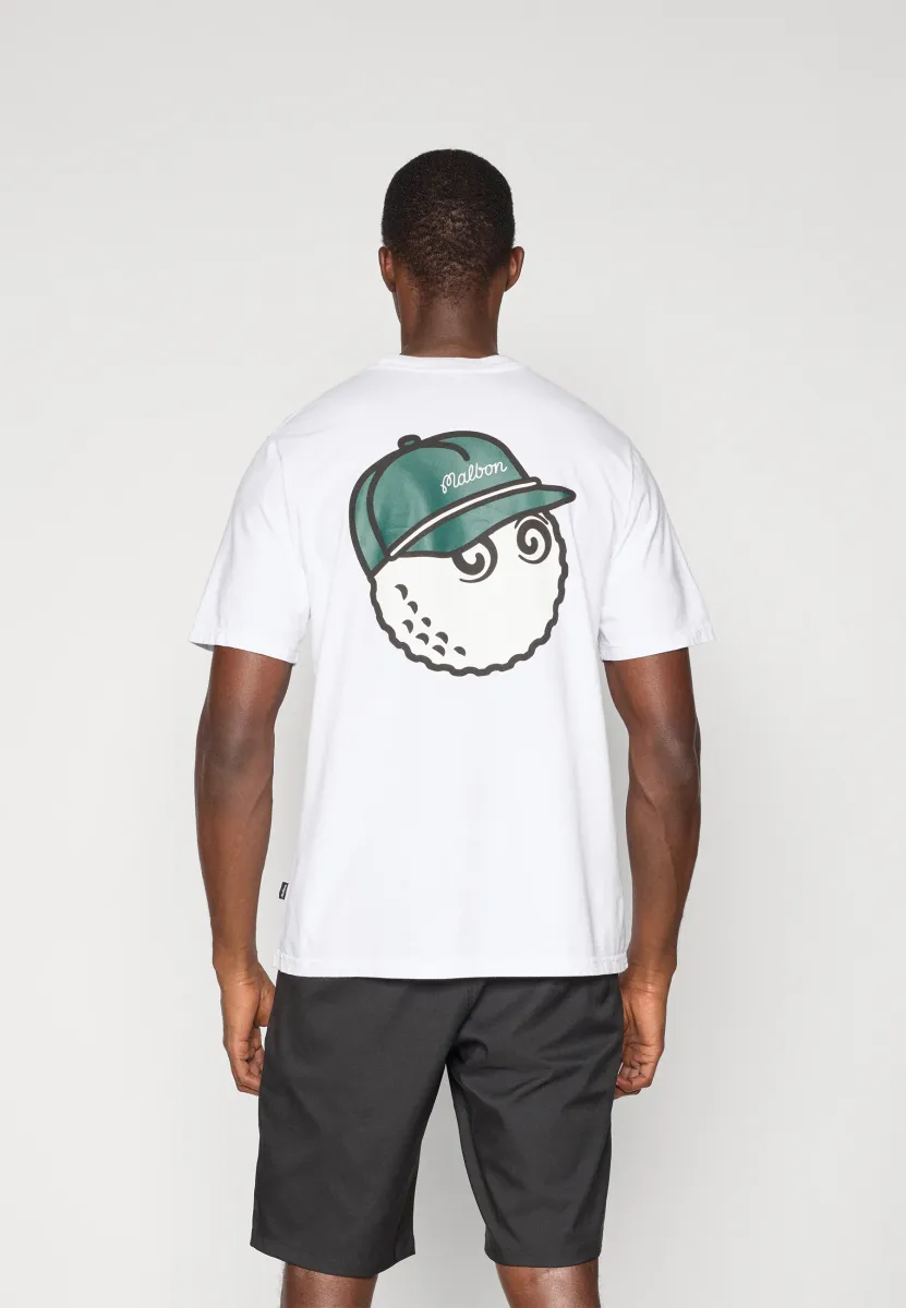 BERMUDA BALDWIN TEE - T-Shirt print - white