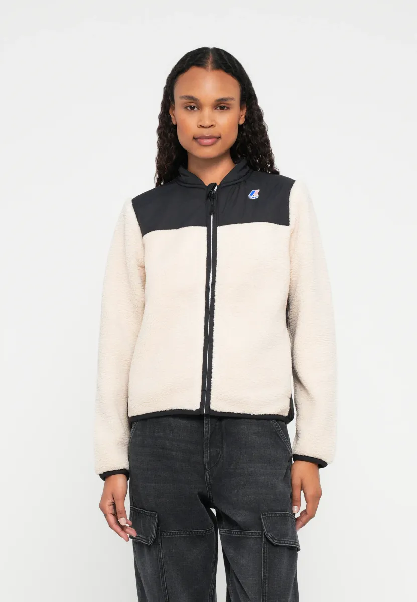 BERNARDINE - Fleecejacke - black pure